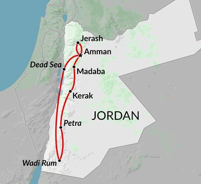 jordan itinerary 6 days